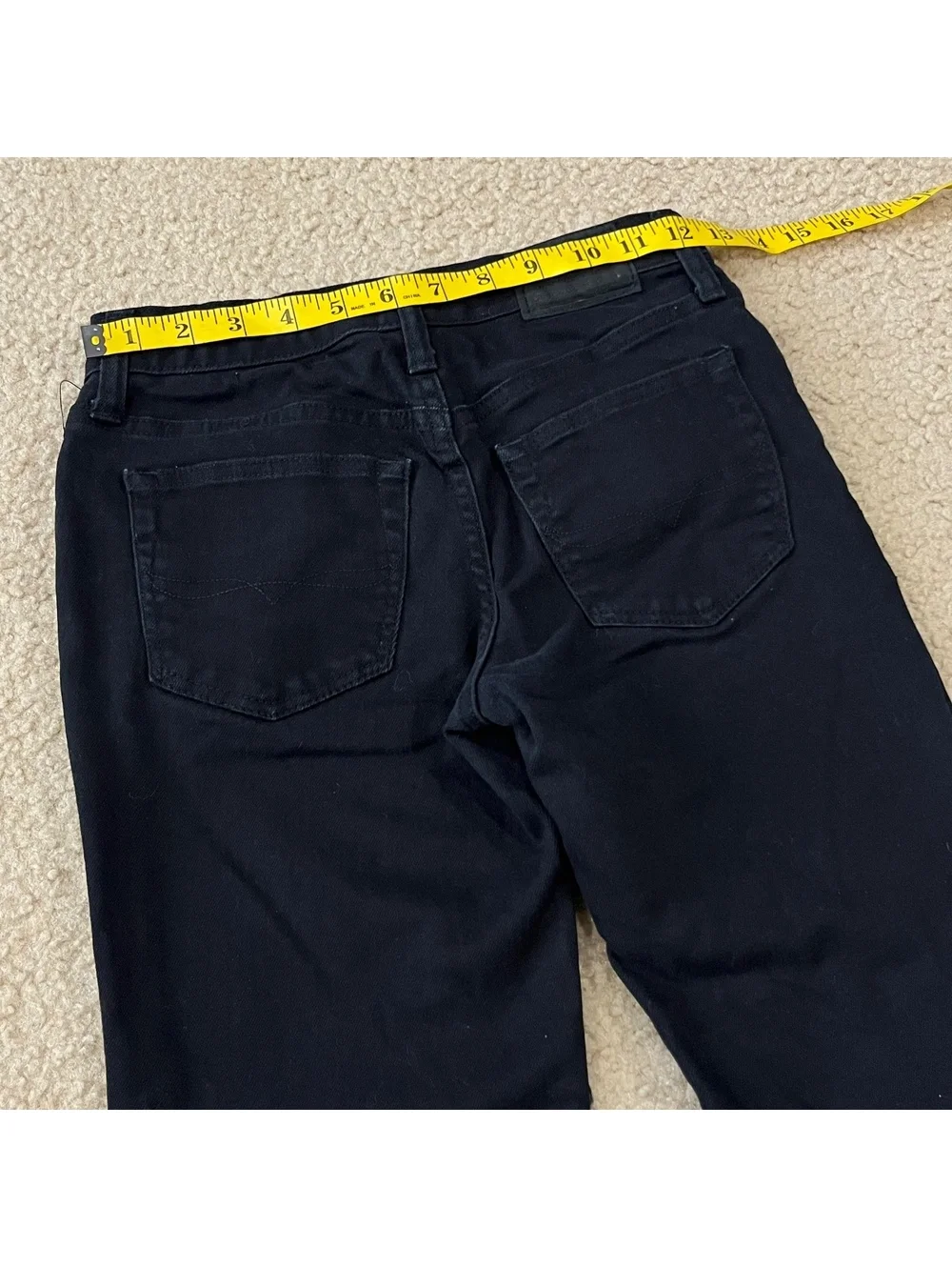 Polo Ralph Lauren Boys The Hampton Straight Black Denim Jeans Size 10